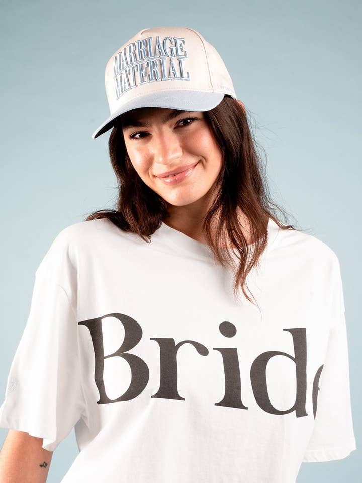 MARRIAGE MATERIAL™ CAMIONNEUR (SOMETHING BLUE) pour la vente par BRIDEMERCH