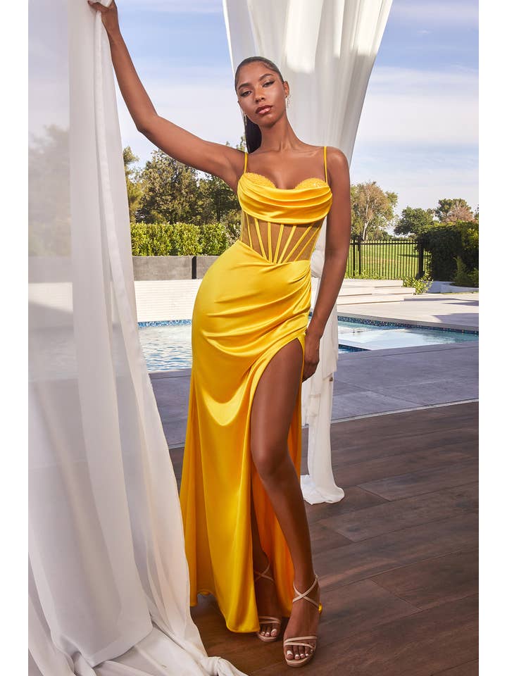 Ladivine by Cinderella Divine - Wholesale Gown - Women's - FITTED CORSET GOWN