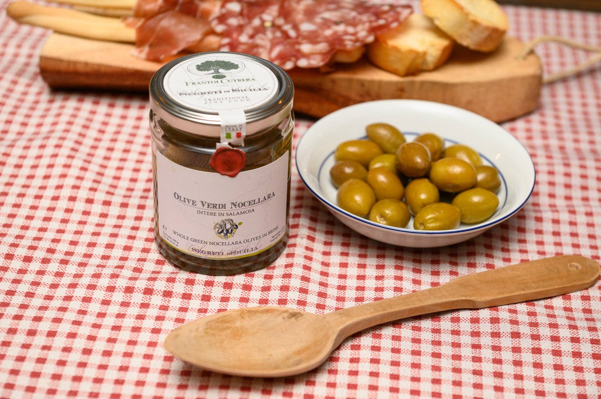Frantoi Cutrera - Wholesale Olives - Whole Nocellara green olives in brine – Secrets of Sicily1
