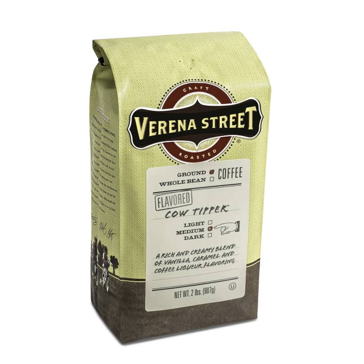 Verena Street Coffee Co. - Wholesale Ground Coffee - Cow Tipper® 2 lb Ground