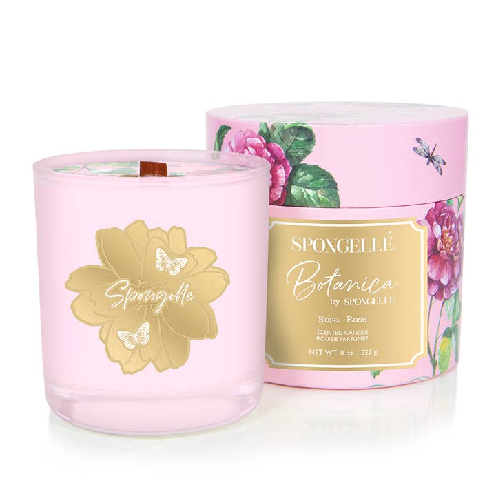 Spongellé | Easter Gifts | Mother's Day 2026 | Spring Gifts - Wholesale Jar/Filled Candle - Botanica Hand Poured Candle Assorted Pack | Soy Candles2