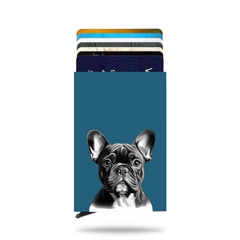 Etched Wallet Art - Wholesale Wallet - Men's - French Bulldog Wallet