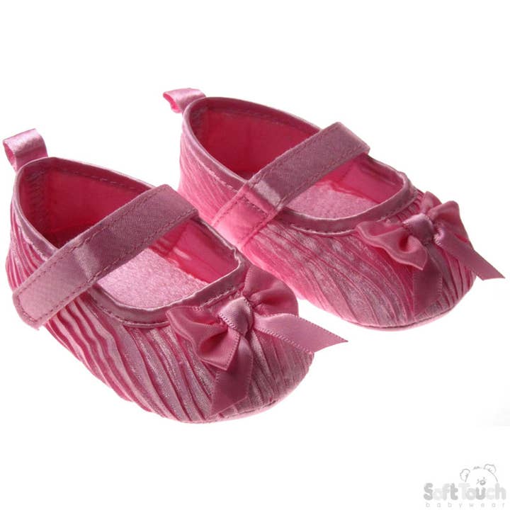 Rynkesatinsko til piger Br.Pink B94-S-BP for engroshandel hos Soft Touch