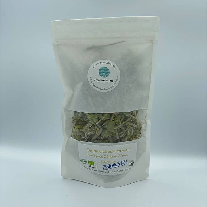 MELIMNOS - Wholesale Loose Tea - Organic Greek Ironwort mountain tea from Aegean Islands,20g