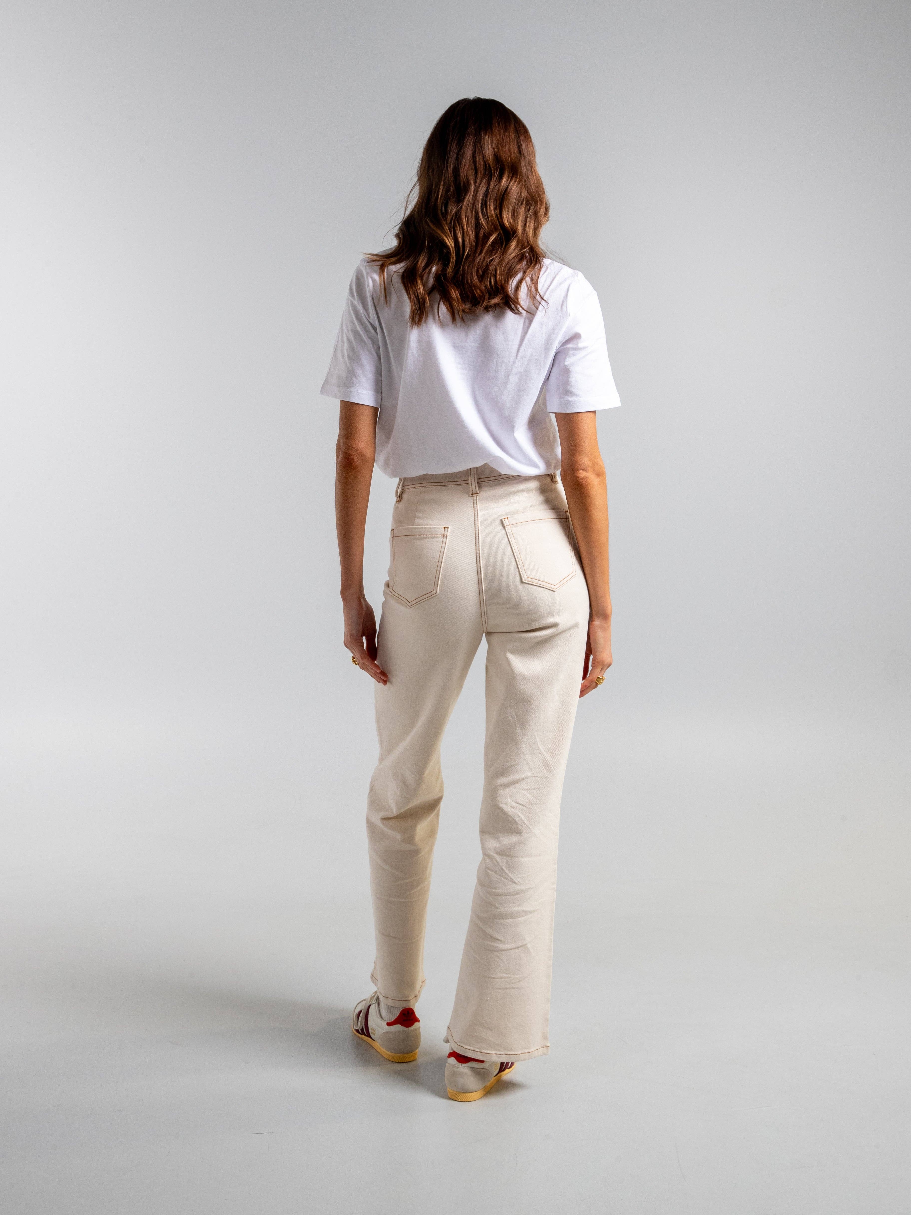 Two Fold – wholesale Jeans – Women’s – Rhone Jean - Ecru Denim1