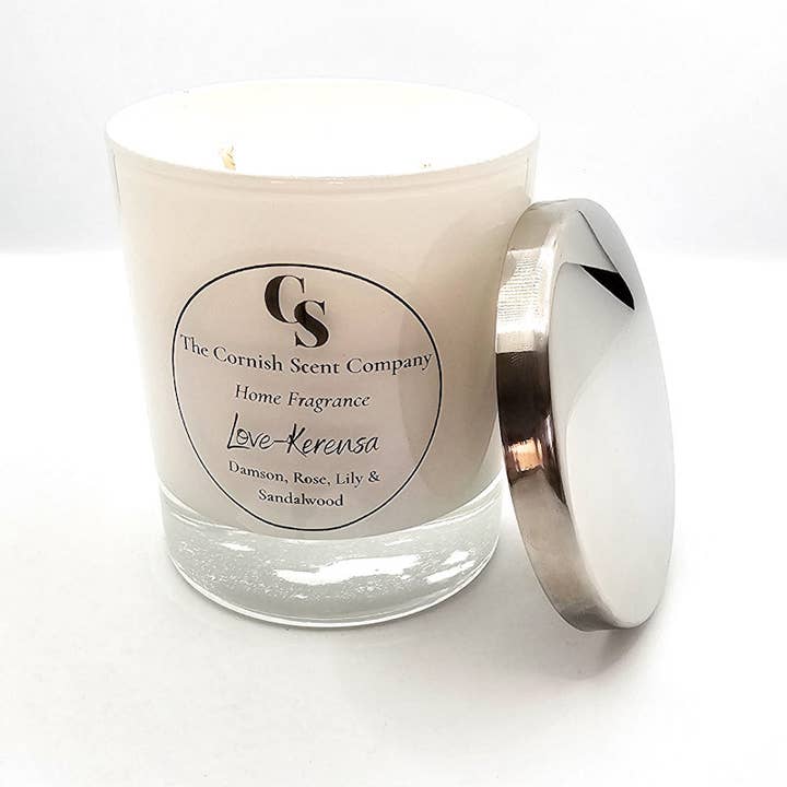 The Cornish Scent Company - Wholesale Jar/Filled Candle - Premium double wick candle Love1