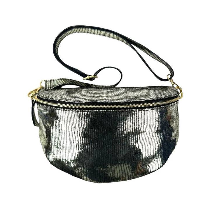 Chenson & Gorett - Wholesale Belt Bag - Women's - Italian Leather Waist Bag with Brilliant Effect and Large Capacity3