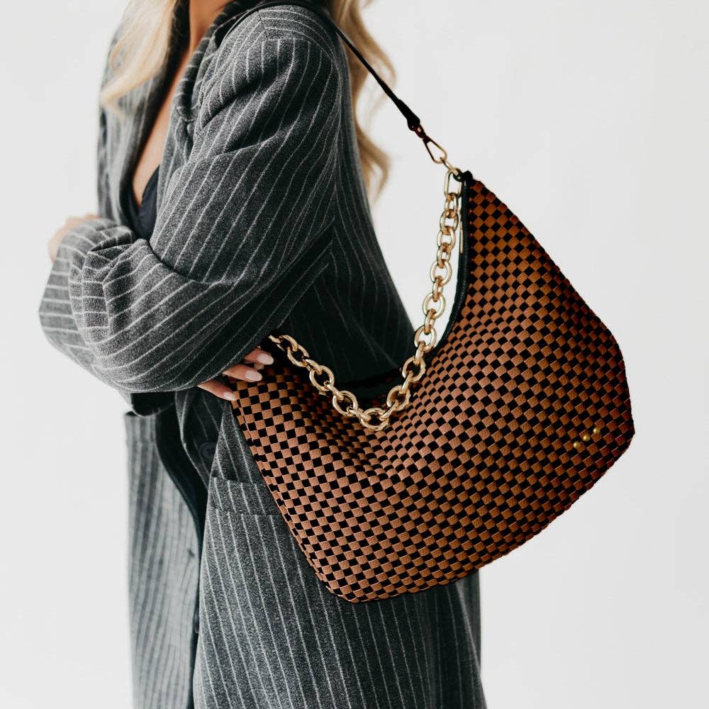 Pretty Simple - Vente Sac porté épaule – femme - Sac à Épaule Tissé Décontracté Sienna - MEILLEURE VENTE7