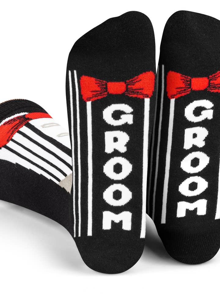 Groom Tuxedo Socks for wholesale by Lavley