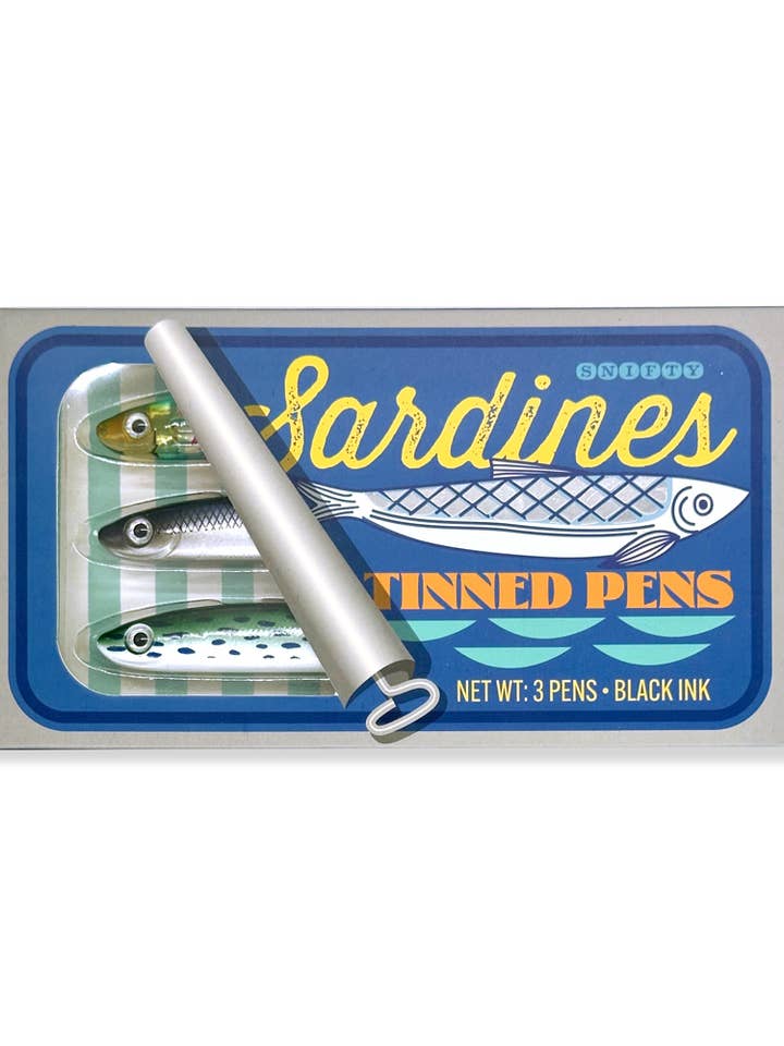 TINNED FISH PENS - DISPLAY OF 10 for wholesale by SNIFTY