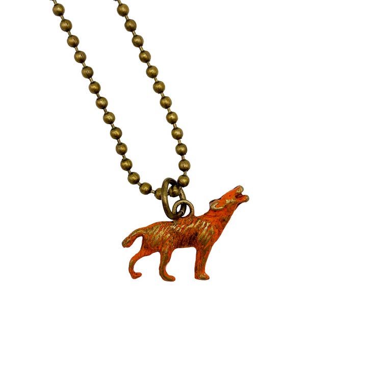 Gleeful Peacock - Wholesale Individual Charm/Pendant - Wolf Charm (available with Bracelet or Necklace)5