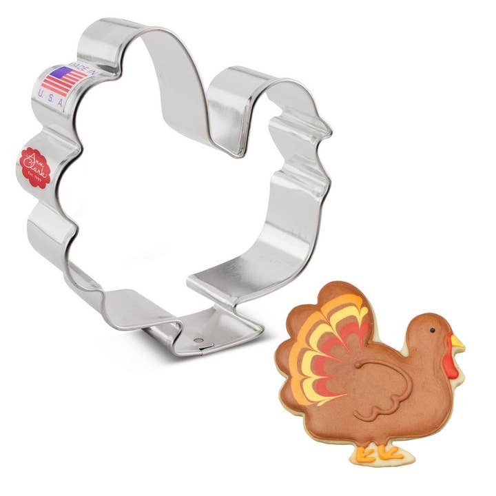 Turkey Cookie Cutter. (Bag of 1 Dozen) for wholesale by Ann Clark