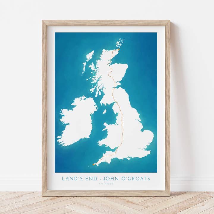 Lands End to John O'Groats for wholesale by Plenty Blue