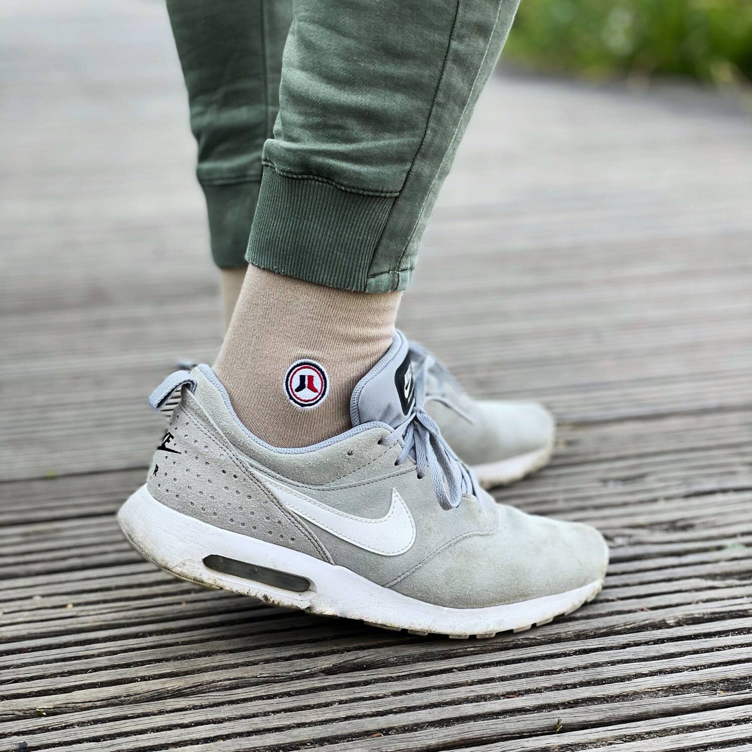 Chaussettes De Panam’ - Vente Chaussettes – unisexe - Précommande / Chaussettes en coton « Lisa » - Beige1