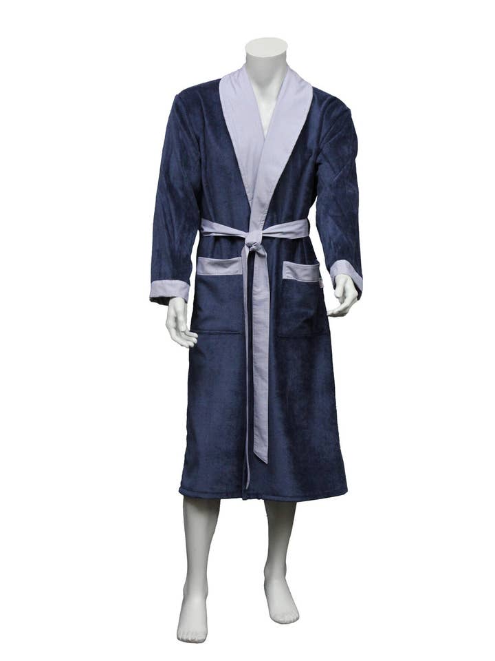 Peignoir élégant pour homme en velours doux TAVO pour la vente par TAVO