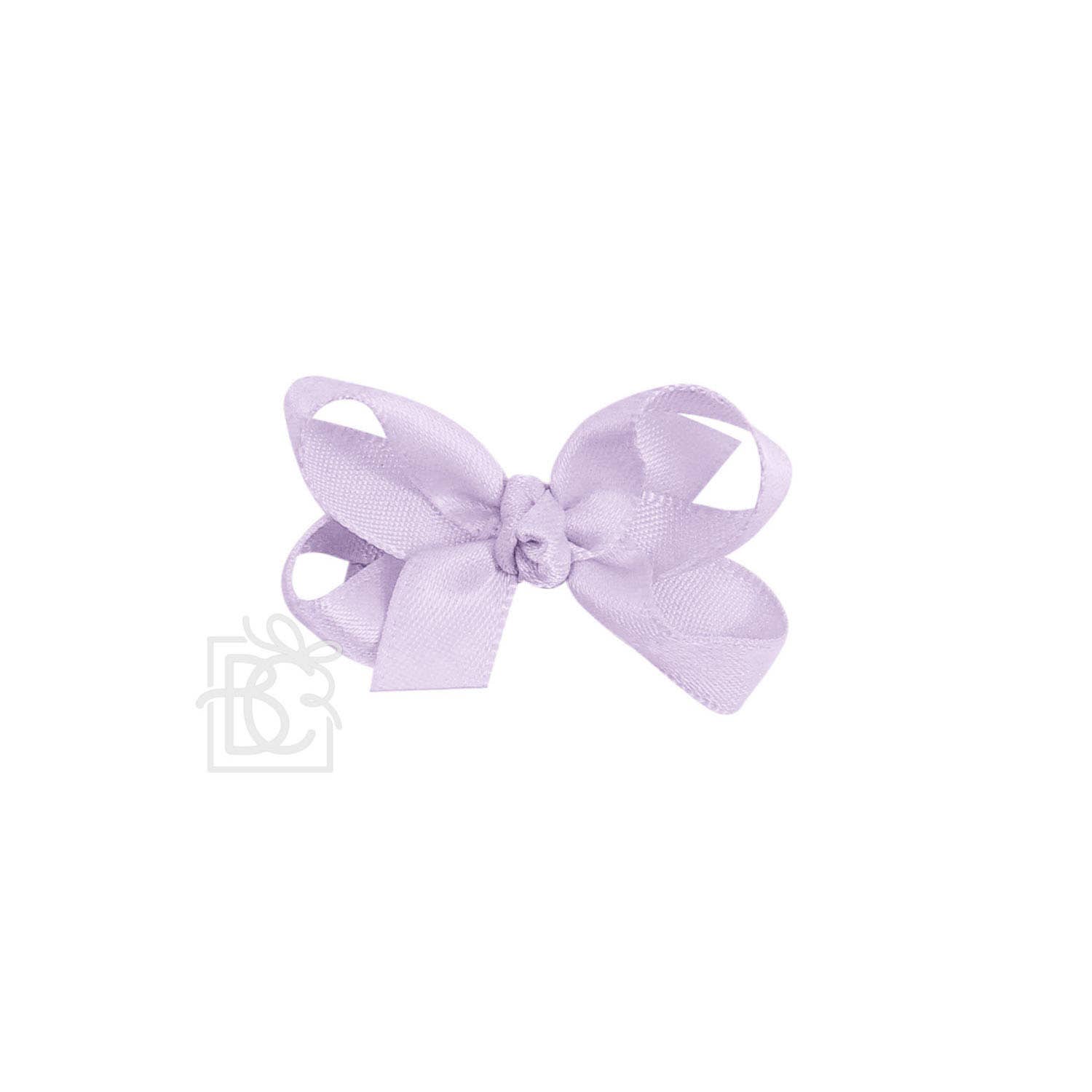 Beyond Creations, LLC - Wholesale Hair Bow - Kids - SATIN BOW ON CLIP25