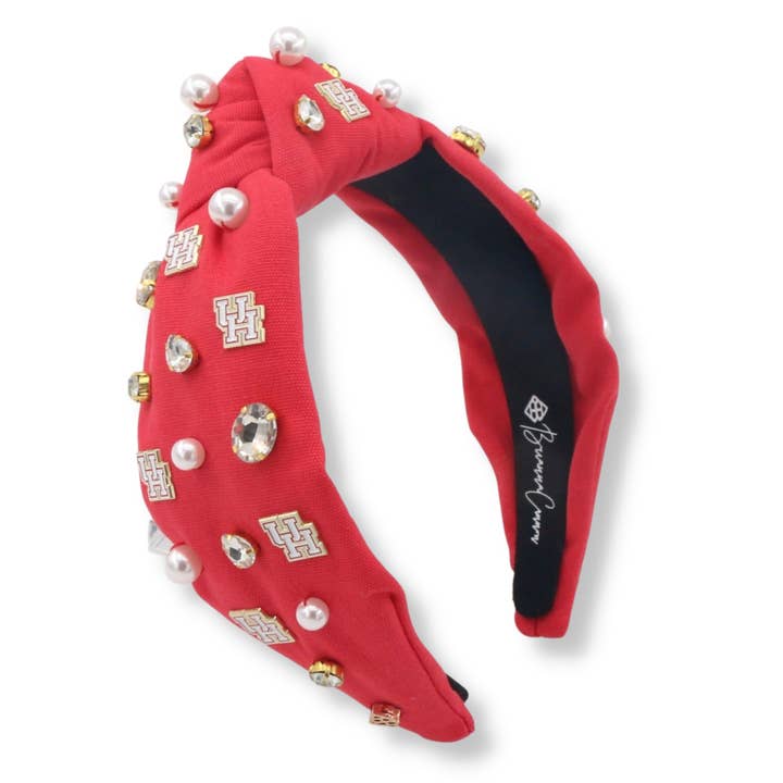 Brianna Cannon - Wholesale Fashion Headband - Women's - Red University of Houston Logo Headband