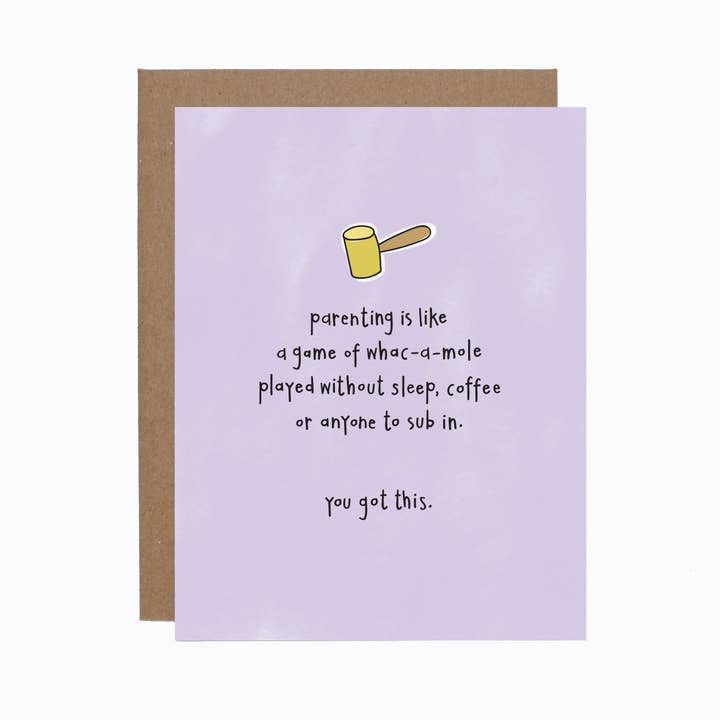 Carte d'éducation parentale pour la vente par carolyndraws