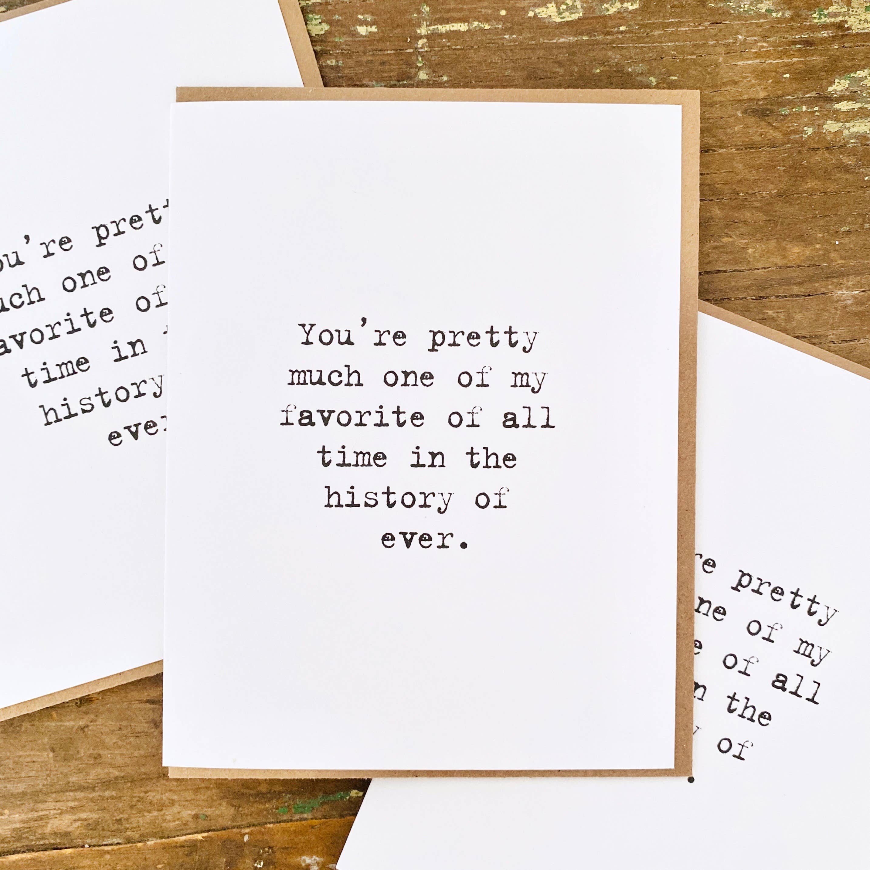 Skel & Co - Vente Cartes de déclaration d'amour - Carte de vœux History Of Ever Love1