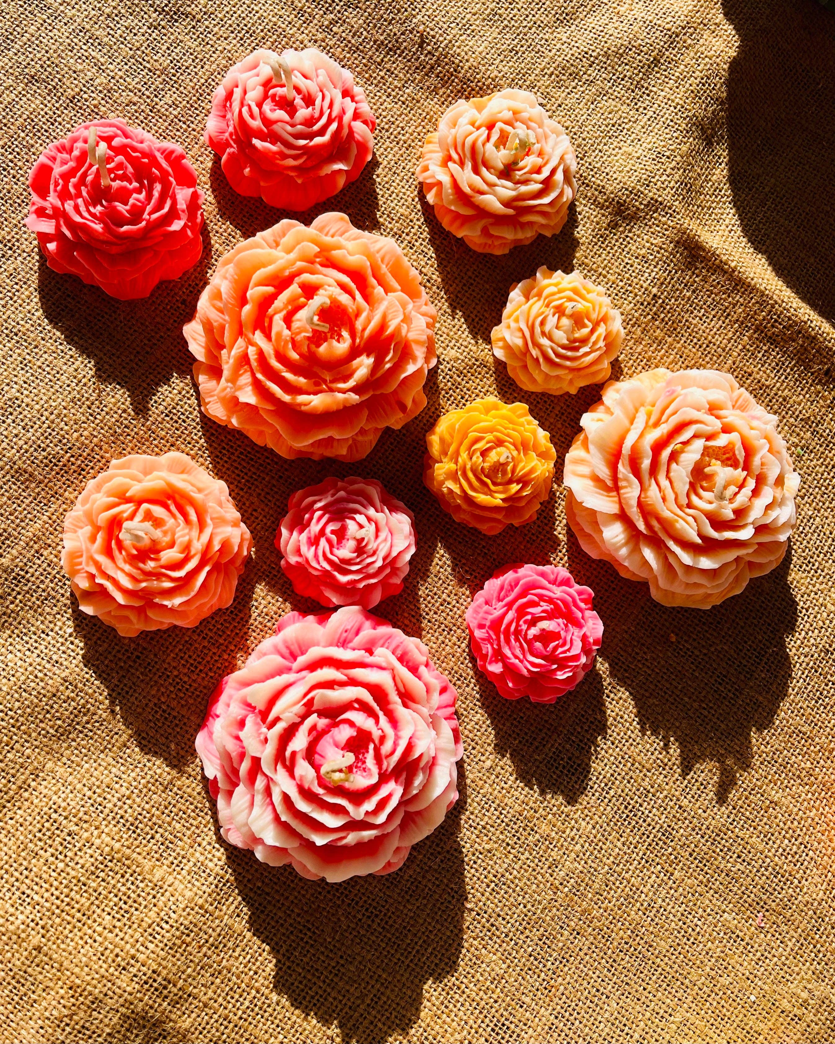 Kourage & co - Wholesale Novelty Candle - Peony Flower Candle4