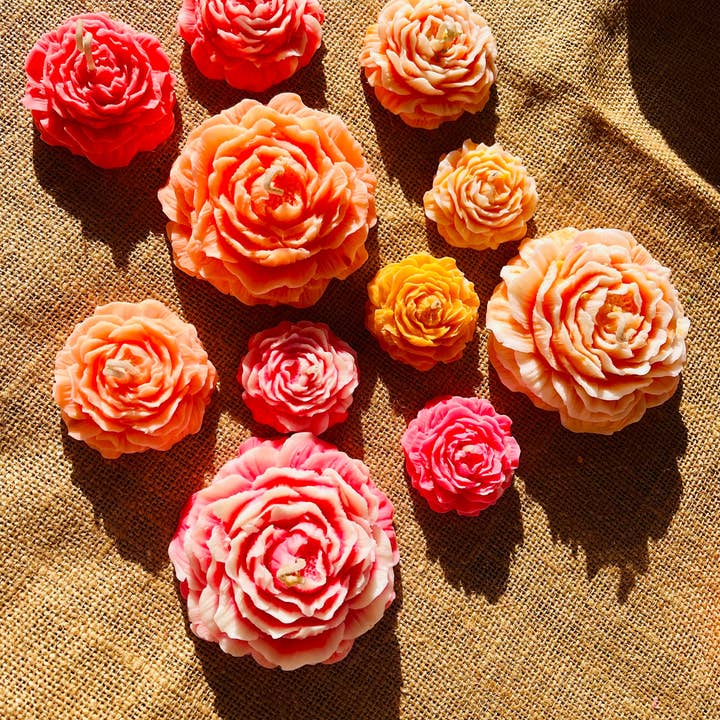Kourage & co - Wholesale Novelty Candle - Peony Flower Candle4
