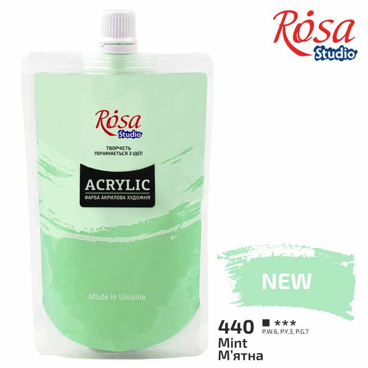 Fainotoys - Wholesale Acrylic paint - Acrylic paint, 200 ml (6.8 oz), ROSA Studio38