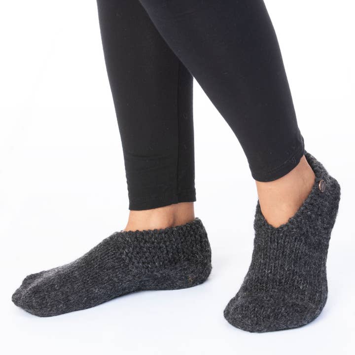 Black Yak Ltd - Wholesale Legwarmers – Women’s - Pure Wool - Sockettes Slipper Socks - Fair Trade4