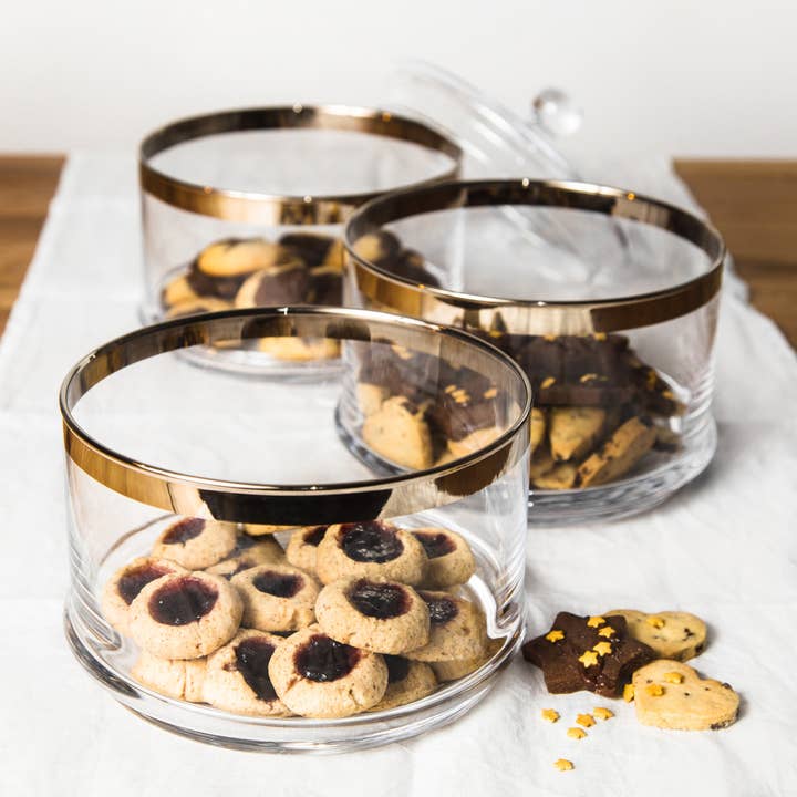 EDZARD - Wholesale Jar - Glass Jar Vigo, with lid, mouth-blown crystal glass6