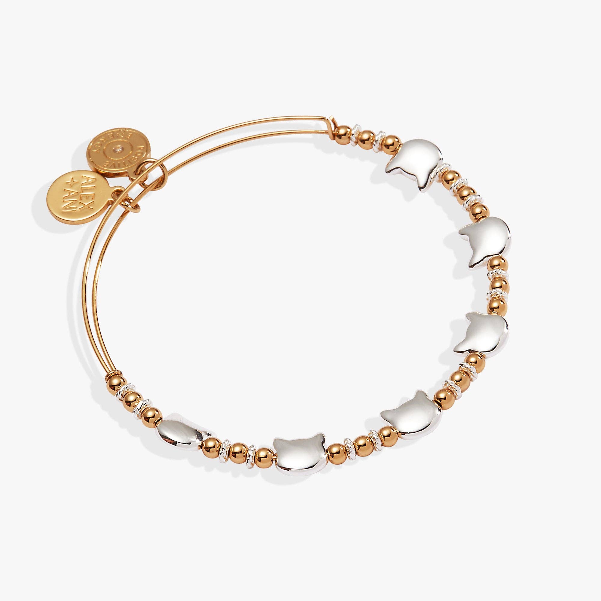 Alex and Ani - Wholesale Bangle Bracelet - Cat Beaded Bangle0
