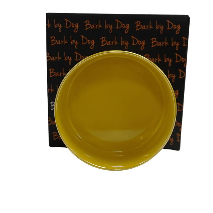 BARK by DOG - Wholesale Pet Bowl - Cat/Dog - 4 Pack- Luigi Luxe Yellow Dog Bowl4