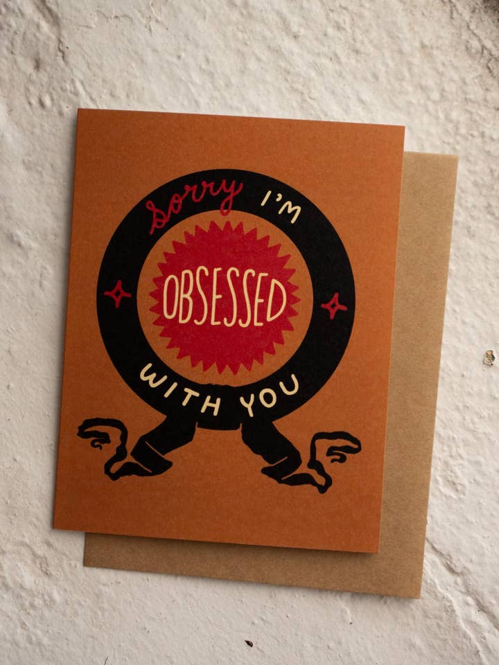 Obsessed with You Card for wholesale by Stay Home Club