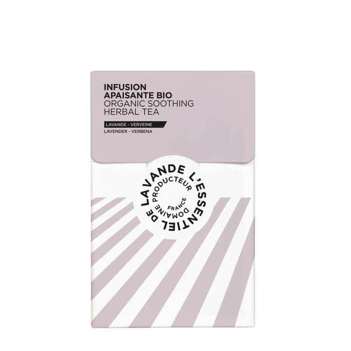 Organic Soothing Infusion Real Lavender & Verbena for wholesale by L'Essentiel de Lavande