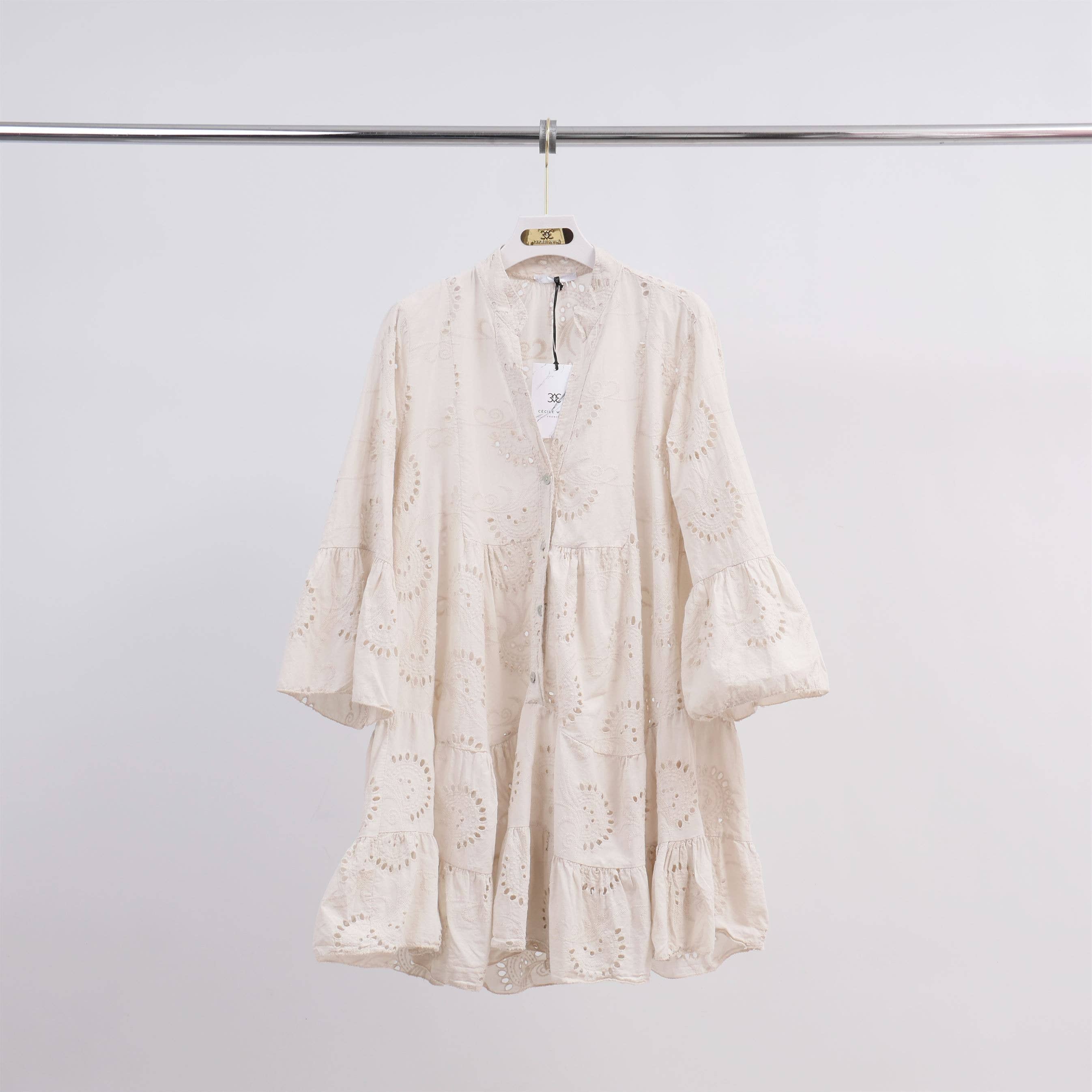 Cecile Wang - Wholesale Dress - Women's - English embroidery short dress LR9802-23