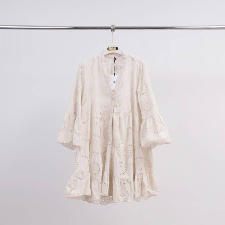 Cecile Wang - Wholesale Dress - Women's - English embroidery short dress LR9802-23