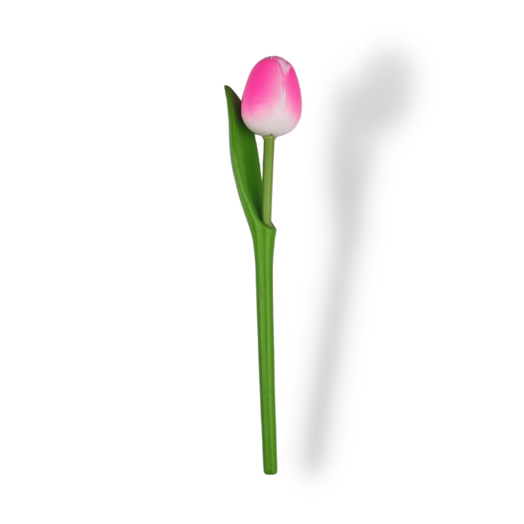 TRAAGOODS.COM - Wholesale Artificial Flowers - Tulip On Steel 18CM - Order Here By Color (7 Total)7