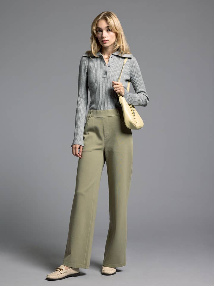 Weekend Los Angeles - Wholesale Pants - Women's - Elastic Waistband Relaxed Pants - GENEVIEVE PANTS12