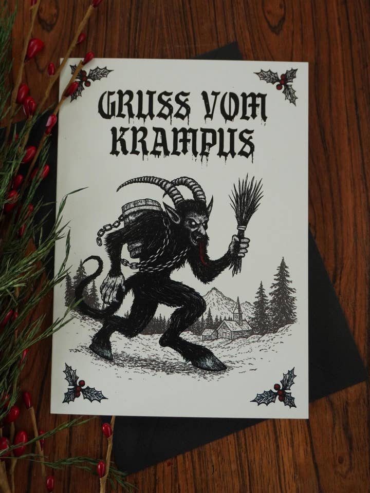Cartão de Saudação Gruss Vom Krampus por atacado de CDW Artistry