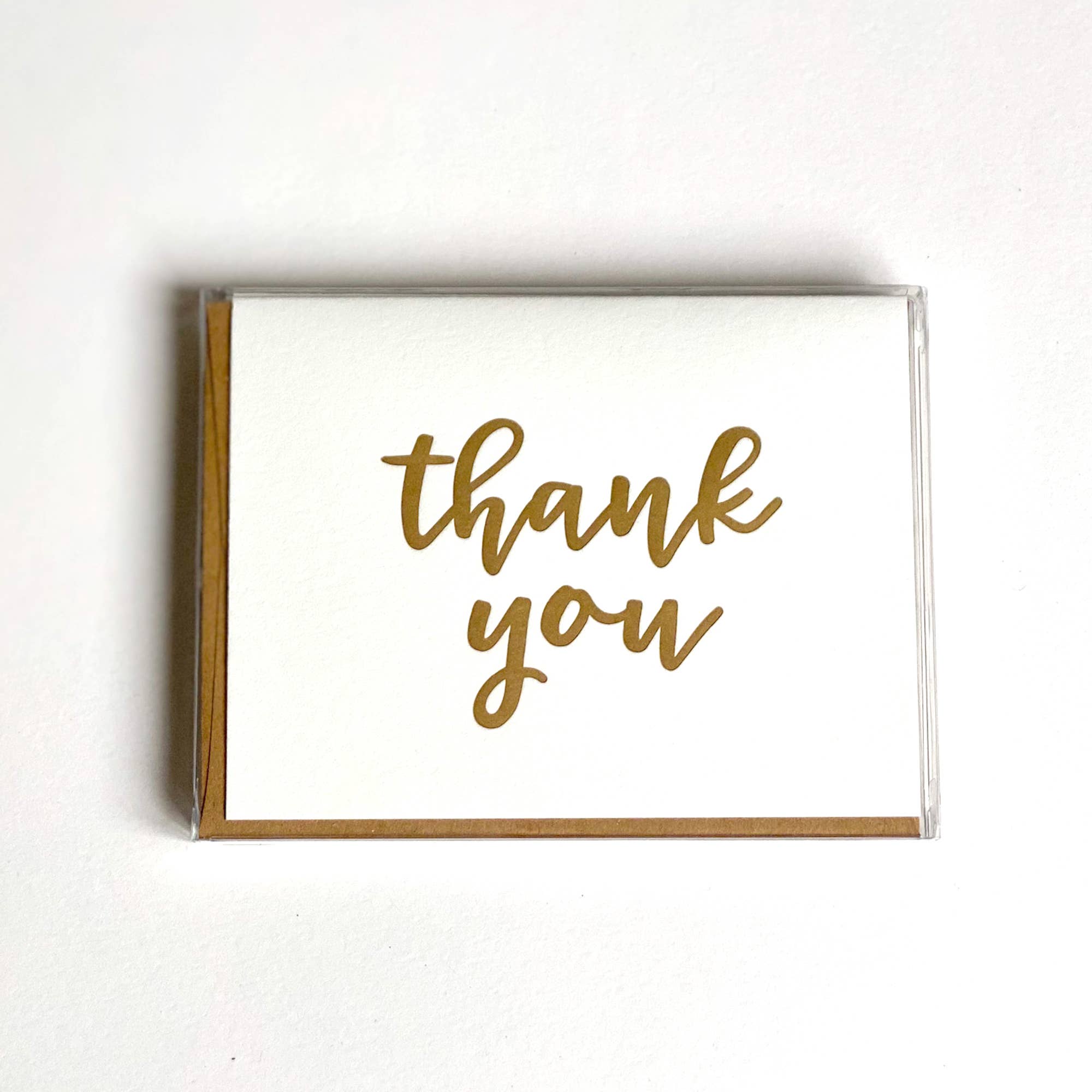 Stack Paper Press - Wholesale Thank You Card - Thank You Card Set - Gold1