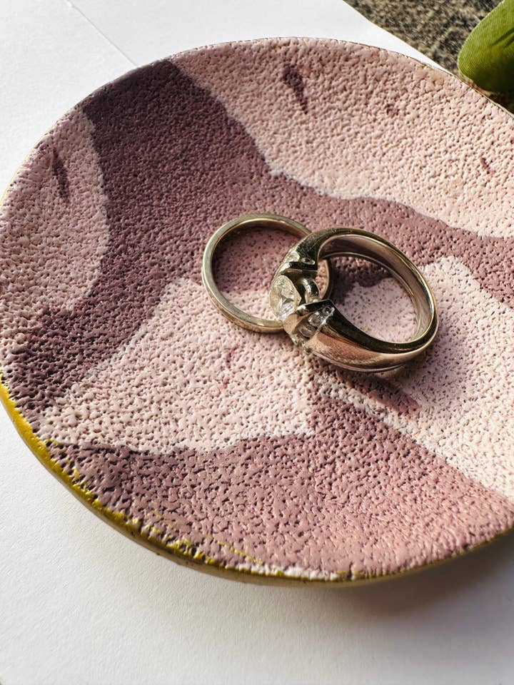 Lilac Haze Trinket Tray for wholesale by El & Gray Design