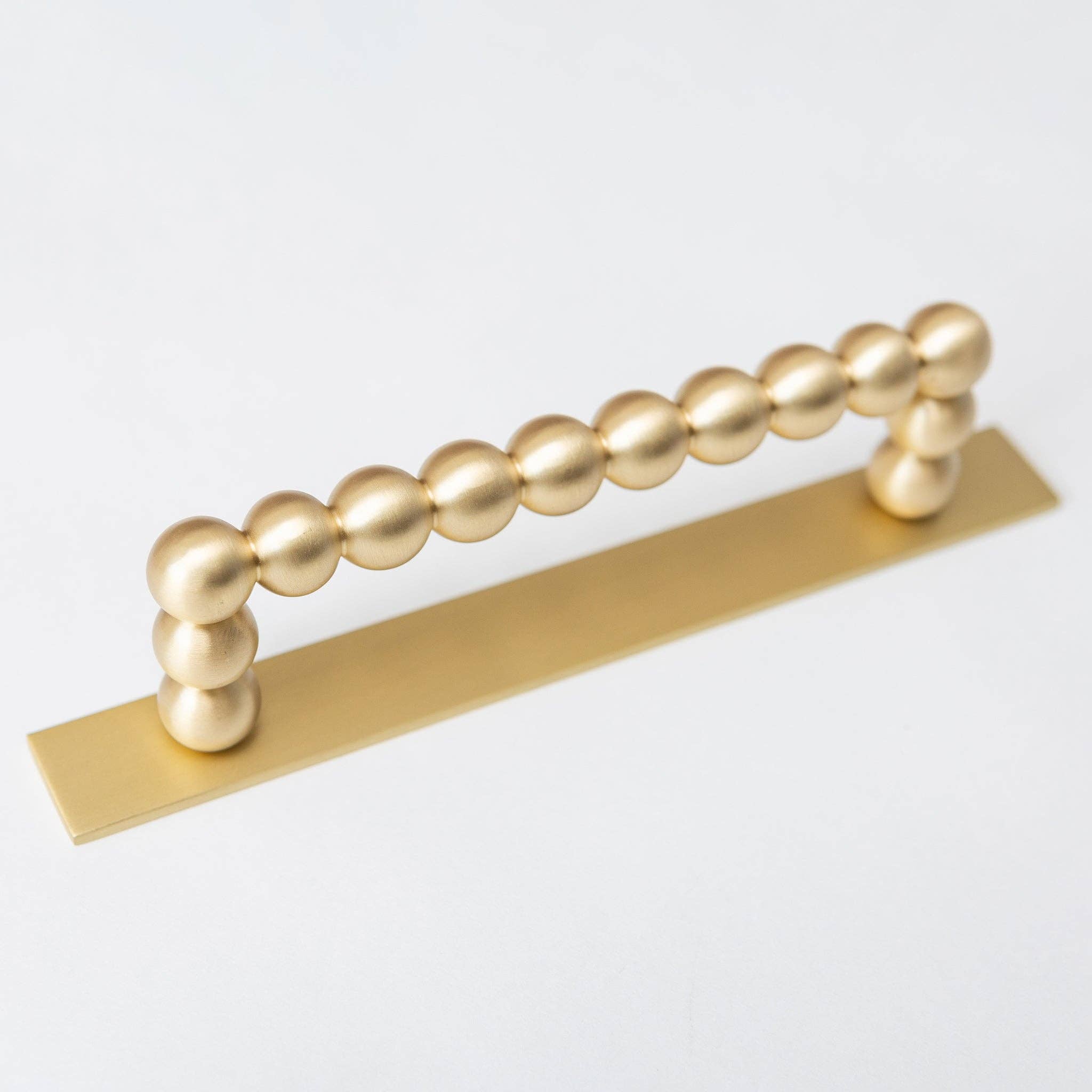 Brass bee – wholesale Knob/pull – Solid Brass Beaded Cabinet Pull Handles & Knobs - Satin Brass Finish28