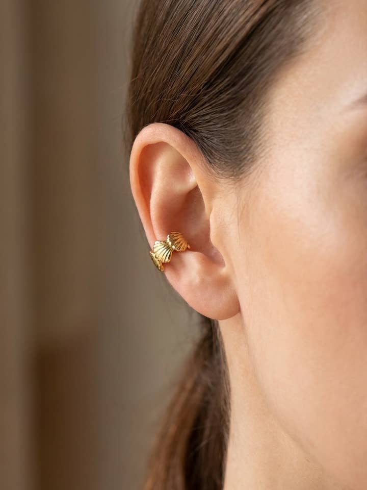 Earcuffs en acier inoxydable 124AQ531 pour la vente par BYREN | ÉLINE L'ATELIER