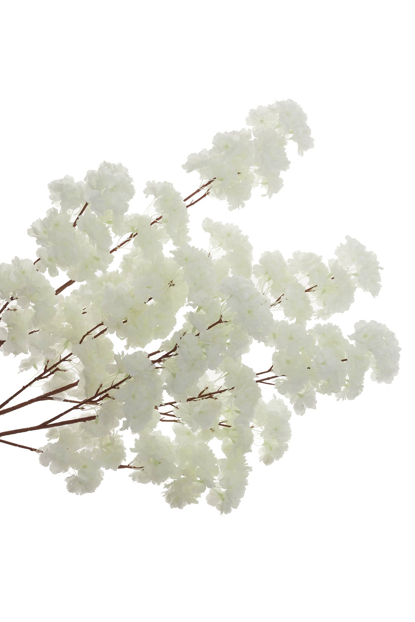 Studio Specialties - Wholesale Artificial Flowers - TREE CURV CHERRY BLOSSOM 10.5' WHITE0