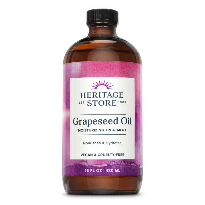 Heritage Store - Wholesale Bath/Body Oil - Grapeseed Oil 16 oz