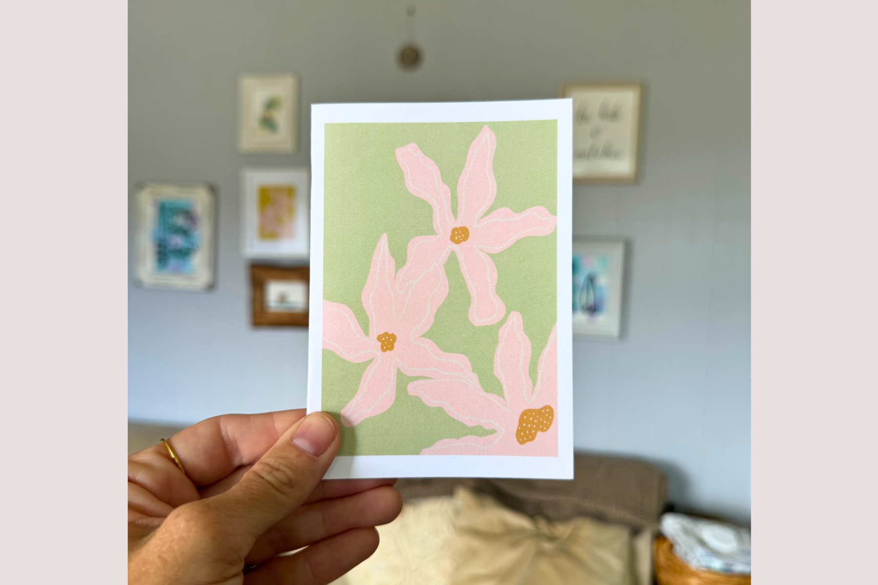 Sierra Rehrer Designs – Engroshandel Hverdagshilsen kort – Boho Flowers lykønskningskort 6