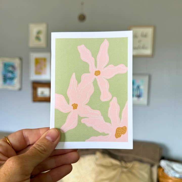 Sierra Rehrer Designs – Cartão de saudação diária por atacado – Cartão Boho Flowers 6