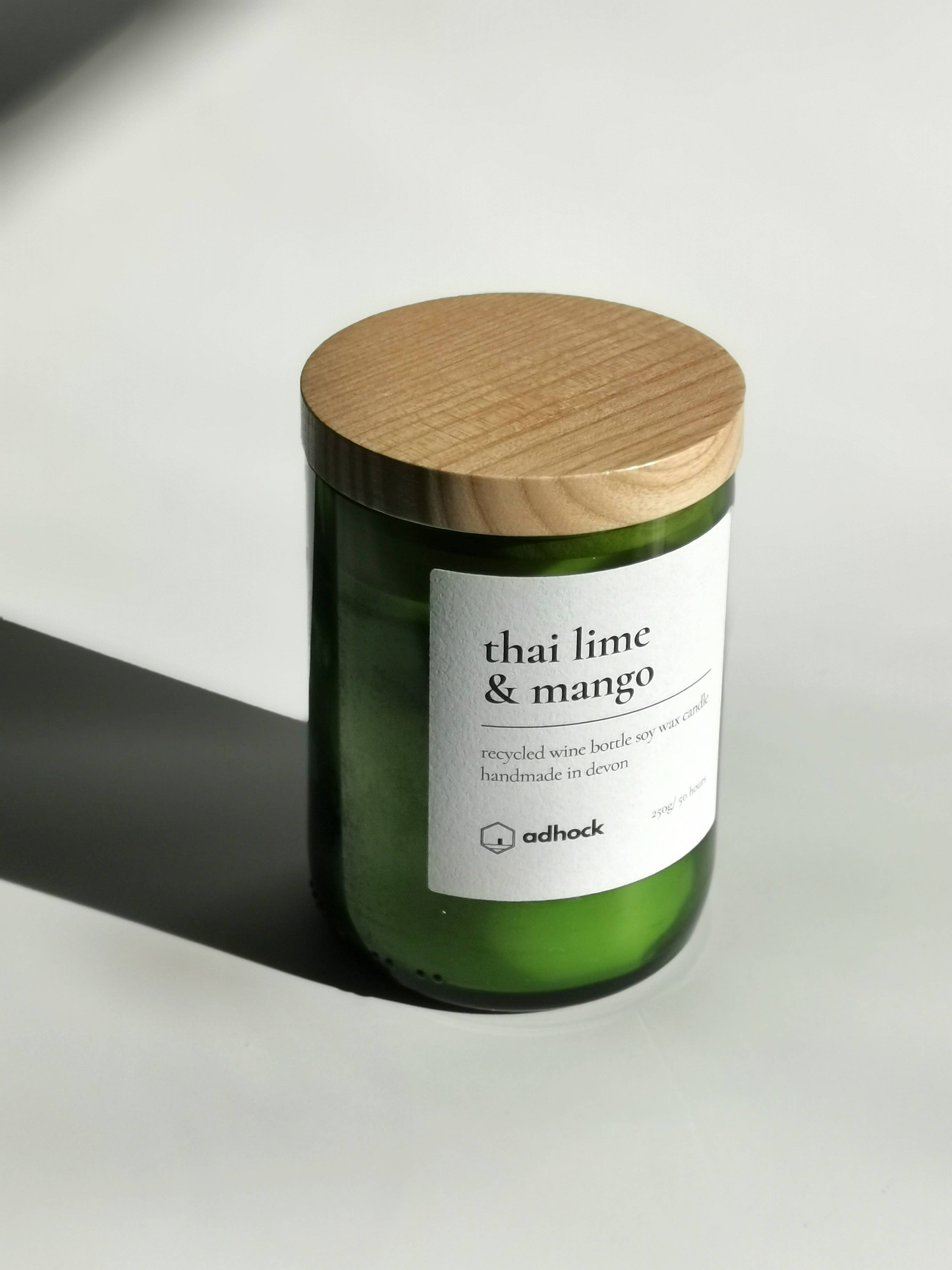 Adhock Homeware – wholesale Jar/filled candle – Thai Lime & Mango Wine Bottle Candle8