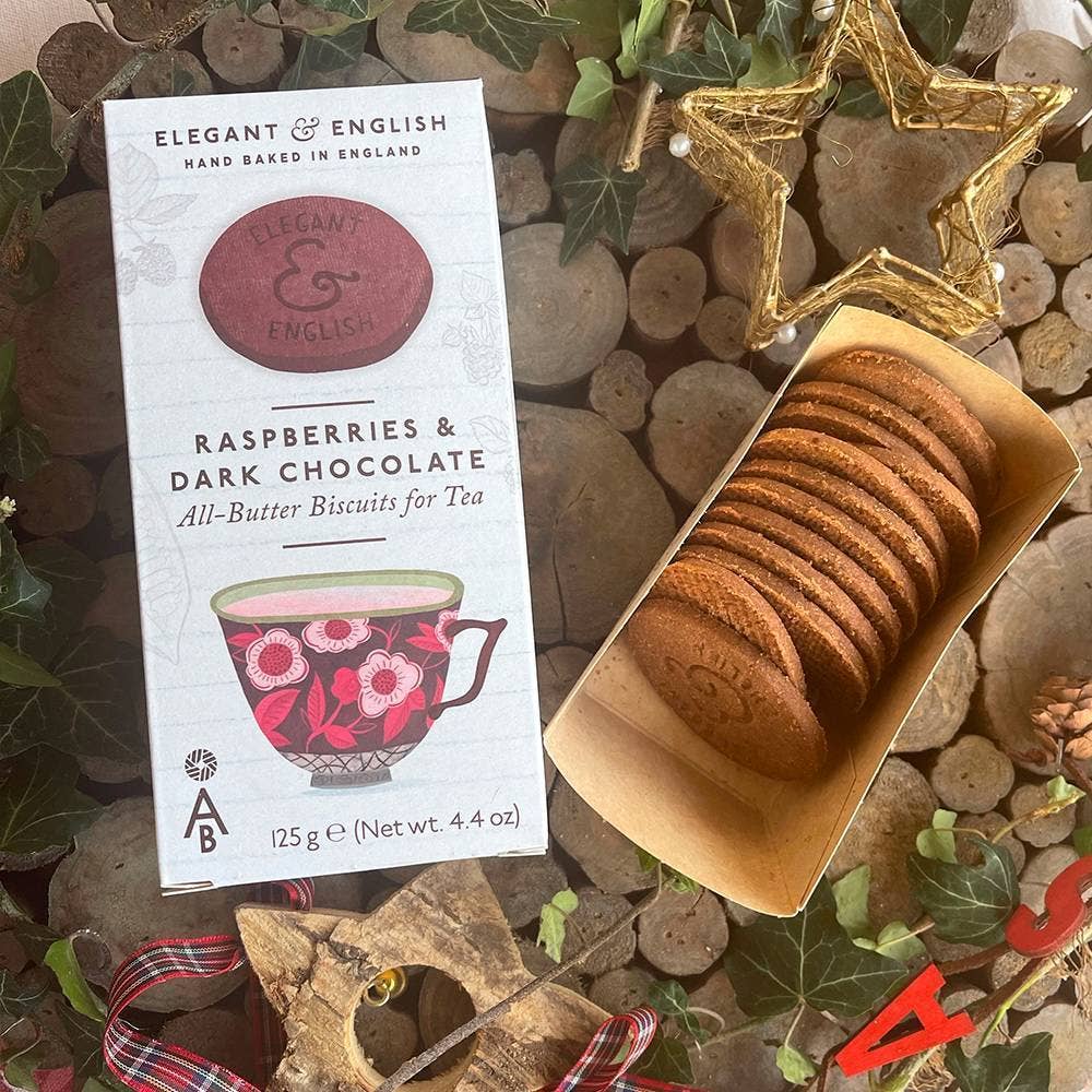 Tea soul - Wholesale Cookie - Raspberry and Chocolate Shortbread 125g1