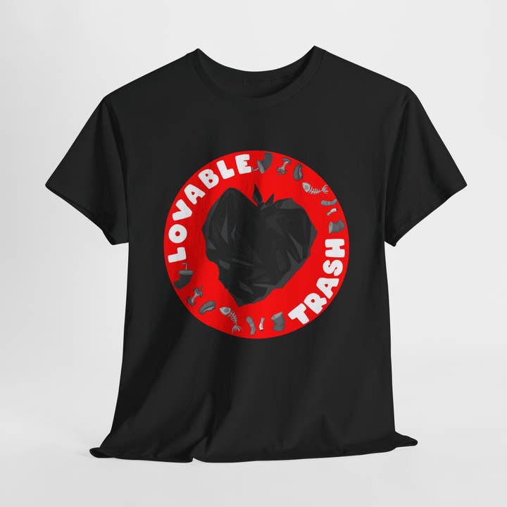 Liefhebbend Afval Unisex Zwaar Katoenen T-shirt voor wholesale door LVB Art