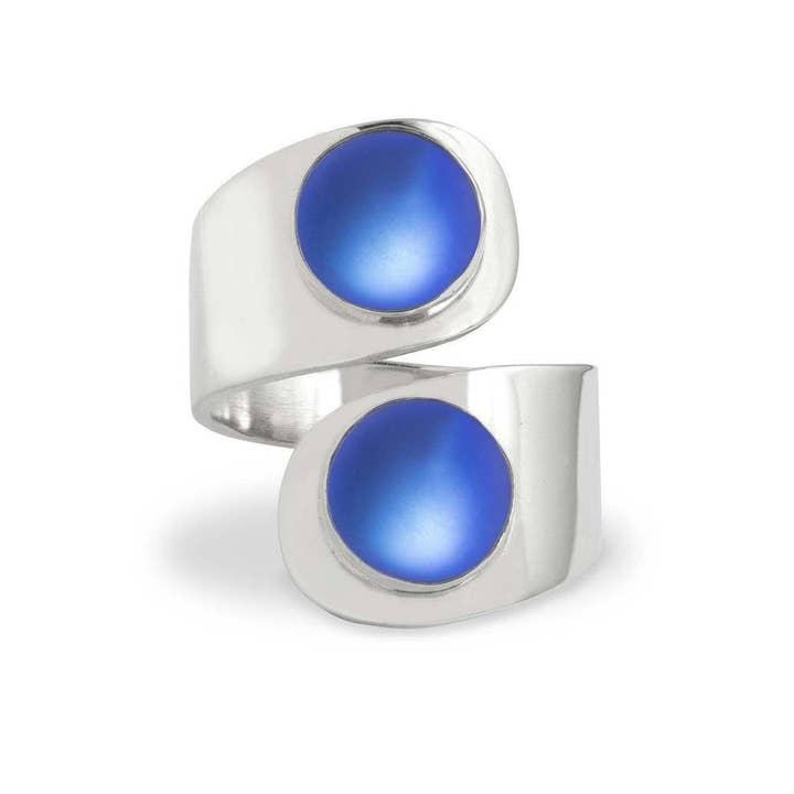 LeightWorks - Vendita all'ingrosso Anelli cocktail/statement - Anello Doppio Cerchio12