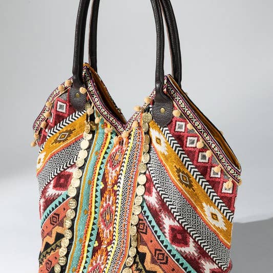 Handmade Patchwork Calico Bag for wholesale on Faire1